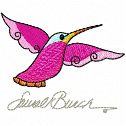 Hummingbirds Embroidery Design 9 Hummingbirds Embroidery Design 9